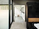 Master bathroom, walk-in shower with marble walls