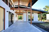 At entry patio