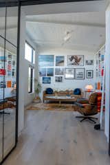 Library/Media room with custom floor to ceiling, wall to wall custom shelving, 3ft by 12ft clerestory window,   Search “谷歌收录排名【电报e108⒊⒏】google收录外推.vft” from Casita Ola, a Pt. Dume bungalow steps from the Malibu surf....