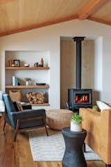 Lopi wood stove in the living room