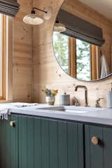 Bathroom with Cedar and Moss sconce