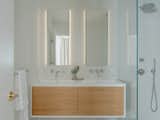 Bath Room, Corner Shower, and Ceramic Tile Wall  Photo 10 of 14 in UES APARTMENT REFRESH by Blejer Architecture