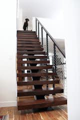 Final inspection of floating stairs