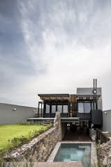 Rear facade