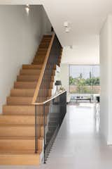 Staircase, Metal Railing, and Wood Tread Main staircase  Photos from Harimon House