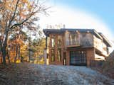 Exterior, Glass Siding Material, Stone Siding Material, Wood Siding Material, Shed RoofLine, and Concrete Siding Material  Photo 7 of 26 in Watershed Resort #3 - Mountain Modern by Tim Goodwin