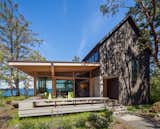 Exterior, Wood Siding Material, Gable RoofLine, and Beach House Building Type  Photo 10 of 12 in Bunny Lane Cabin by Heliotrope Architects