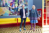 FAT Architecture Partner with artist Grayson Perry are all smiles inside A House For Essex.
