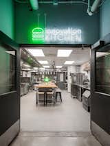 An on-site storefront and innovation kitchen help move the brand forward and keep all of the employees engaged with customers.