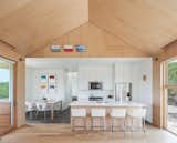 Tree House by Faye and Walker Architecture kitchen and dining room