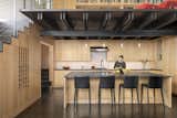 Rollingwood Residence by Lake|Flato Architects maple wood kitchen