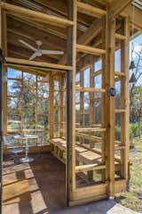 The approximately 60-square-foot front porch is the common denominator in all of the Community First! Village micro homes and is one of the main factors that has created such a strong sense of community there.&nbsp;