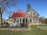 Before: The charming farmhouse was falling apart, but the clients were keen to save and improve it.  Photo 5 of 14 in The Renovation of a Canadian Farmhouse Uncovers a Log Cabin Hidden Inside