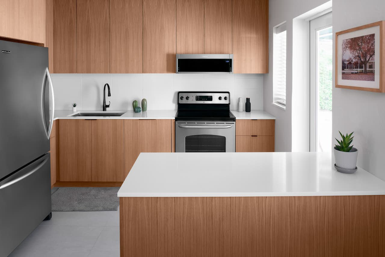 Photo 3 of 4 in Minimalist White Oak Kitchen by Pryme Production - Dwell