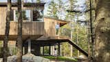 Exterior, Cabin Building Type, House Building Type, Wood Siding Material, Metal Roof Material, and Shed RoofLine Exterior  Photo 14 of 21 in Englishman Bay Retreat by Whitten Architects