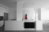 Apartment in Haifa by Michael Peled Architecture Studio white kitchen