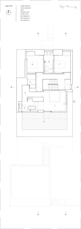 West Bay Passive House upper-level floor plan
