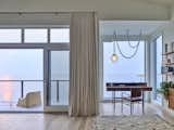 Bedroom in Jamesport Beach House by Mesh Architectures
