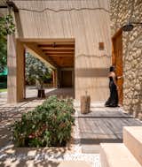 The palette of materials is local but their employment has a modern and contemporary flair.