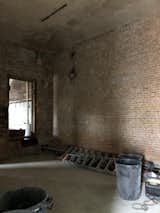 Interior lower middle-aged used to be back of building but in 1906 the additional 1000 sqft up and down were added as the Independent of the odd fellows were financially doing well and wanted to add the upstairs billiards room for its members ( our future master bedroom) 