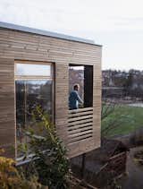 Outdoor, Wood Fences, Wall, and Wood Patio, Porch, Deck Architect Kim Skaara on his bedroom terrace with views.
  Photo 4 of 16 in Lillesteile by Skaara Arkitekter