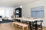 Open concept dining and living in Brooklyn.