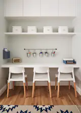 Remote learning workspace.