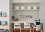 Remote learning play space and desk.
