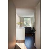 Glimpse into kitchen from hallway