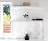 Kitchen and floating shelf 