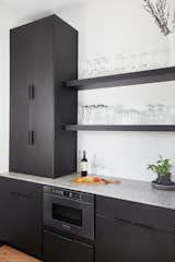 Kitchen, Medium Hardwood Floor, Recessed Lighting, Microwave, Undermount Sink, Laminate Cabinet, and Engineered Quartz Counter Hilltop Farm Kitchen  Photo 8 of 20 in Hilltop Farm by Hygge Design+Build