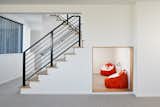 Staircase, Wood Tread, and Metal Railing Hilltop Farm Kid's Cubby  Photo 19 of 20 in Hilltop Farm by Hygge Design+Build