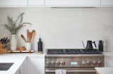 Kitchen, Range, and White Cabinet Kitchen  Photo 3 of 22 in EGR Mid-Century Modern by Hygge Design+Build