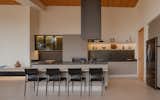 Kitchen with iron kitchen hood