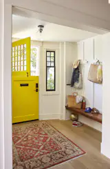 Entry foyer and mudroom