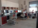 Ken's sleek office and photo processing space where he develops his spectacular photographs.
