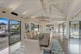 The dining room extends into the open and airy great room