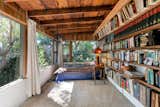 The Bird House bedroom offers indoor outdoor living in Escondido California