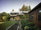 A guest cottage flanks the family's garden. The "casita" has hosted friends, family, and even wildfire evacuees.