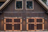 Exterior, House Building Type, Barn Building Type, and Wood Siding Material Cliff Residence featuring yakisugi (shou sugi ban) japanese charred wood siding  Photo 7 of 8 in Cliff Residence by Nakamoto Forestry