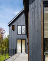 Exterior, House Building Type, and Wood Siding Material Elemental House featuring yakisugi (shou sugi ban) japanese charred wood siding  Photo 3 of 6 in Elemental House by Nakamoto Forestry