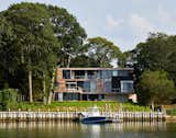 Sag Harbor House featuring yakisugi (shou sugi ban) japanese charred wood siding