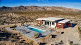 The home is situated on 8 private acres of desert adjacent to an expansive wilderness preserve. 