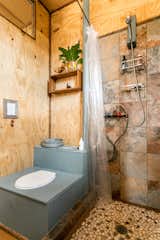 Composting toilet system is good for the earth and easy to use!   Photo 1 of 11 in Off Grid Cabin in the Texas Hill Country by Marlena Jarjoura