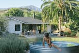Landscaping and irrigation of the property cost $25,000. The pool has the best view on the site, looking over the house to the mountains.