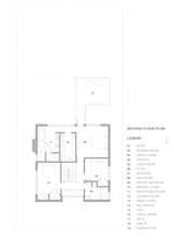 Second floor plan of Stephenson House by Assembledge+ and Fowles Studio