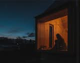 Jiri Lev Tasmanian House window seat at night