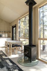 Not willing to sacrifice aesthetics for cost, Christie spent $2,000 on a wood-burning stove. "I could have gotten a propane stove for free, but it would have been ugly,