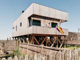 Exterior of Jon Staff’s Fire Island Home by Hufft