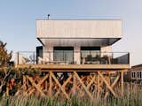 Exterior of Jon Staff’s Fire Island Home by Hufft